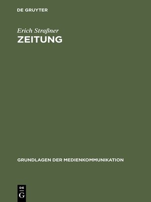 cover image of Zeitung
